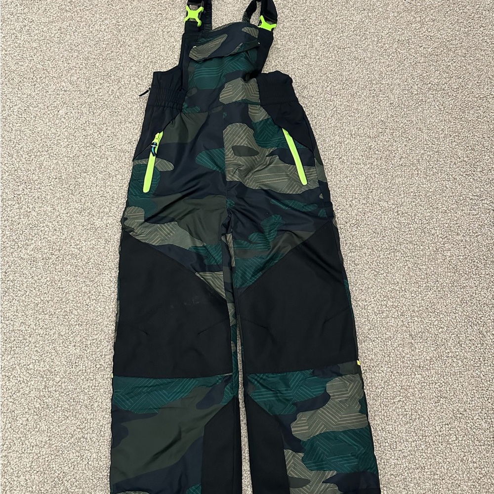 Kids Camouflage Snow Bib